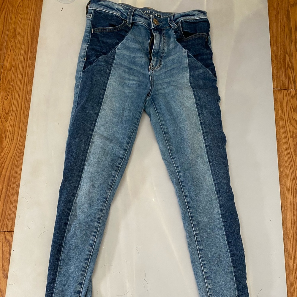 Color Block Jeans